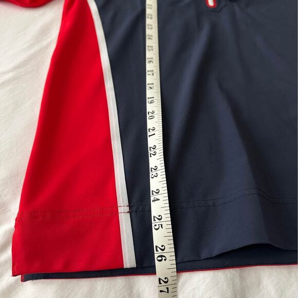 FootJoy FJ 1/2 Zip Wind Tech Pullover Jacket Red Navy Blue Men’s M - Picture 7 of 7